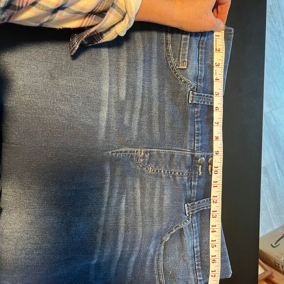 Lee Rider Indigo Sz 12M pull on  Medium Wash Denim Comfort‎ Waist - Picture 4 of 6